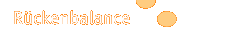 Rückenbalance